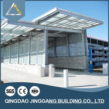 Estrutura de aço Fabricação de estacionamento Fabricação Canopy Design